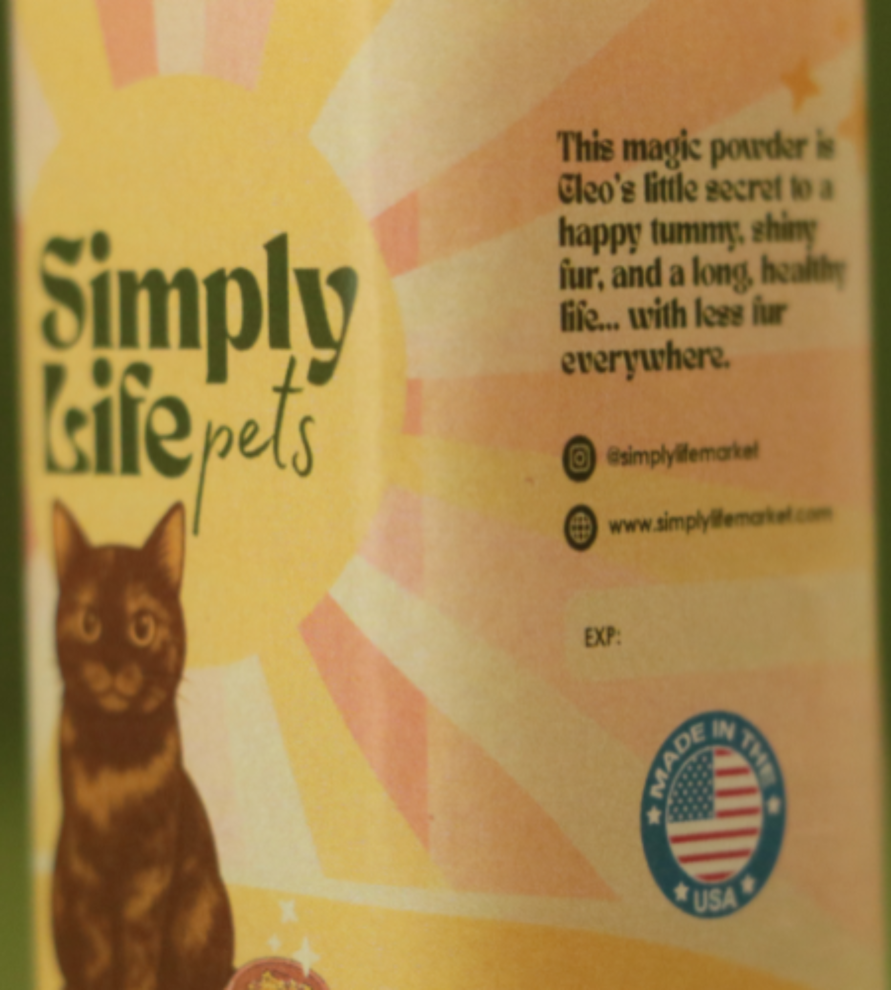 Simply Life Cats Kefir Powder ( 1 ONCE )