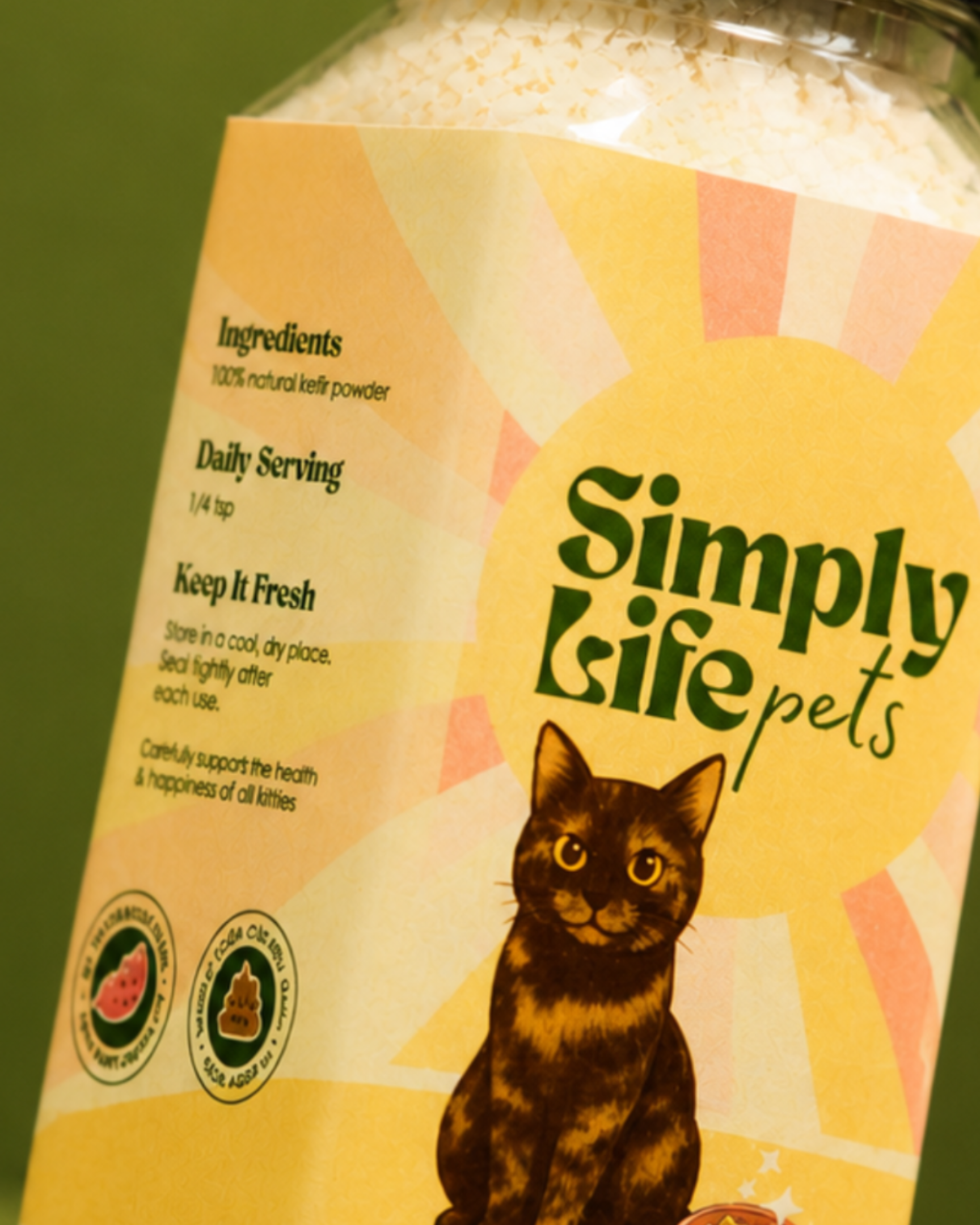 Simply Life Cats Kefir Powder ( 1 ONCE )